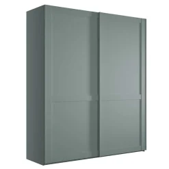 2-türiger Kleiderschrank mit Schwebetüren - modern - Rajavo