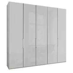 3-türiger Kleiderschrank mit Dreh- und Falttüren - Nujan
