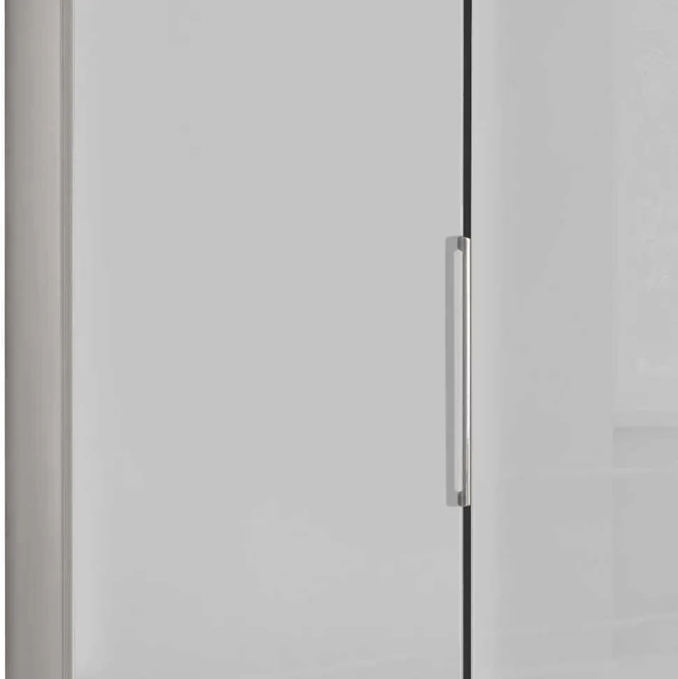 3-türiger Kleiderschrank mit Dreh- und Falttüren - Nujan