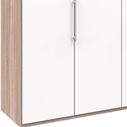 3-türiger Kleiderschrank mit Falttüren - Vaclyn