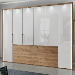 4-türiger Kleiderscrhank mit drei Schubladen - Eyes