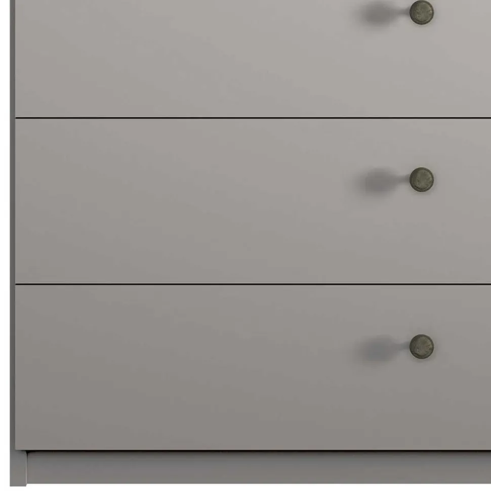 2-türiger Kombi-Kleiderschrank mit 3 Schubladen - Ridonna