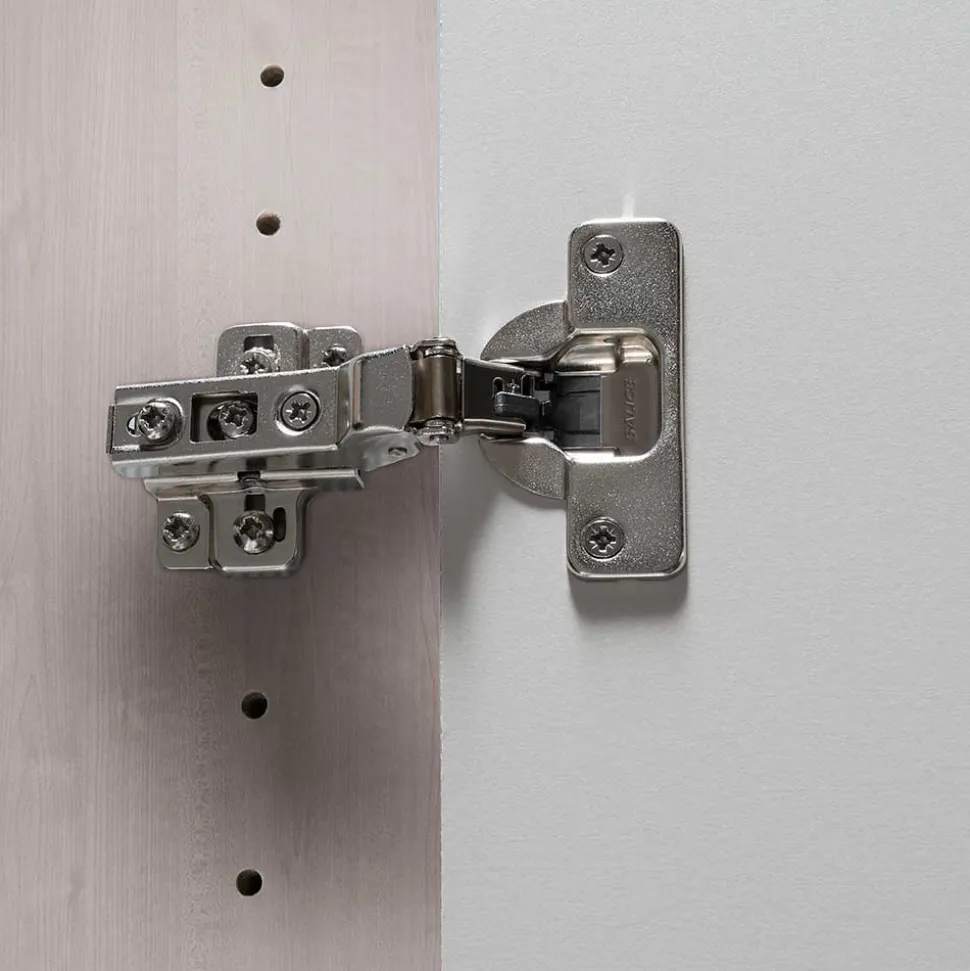 4-türiger Kombi-Kleiderschrank in Graugrün - Rajavo