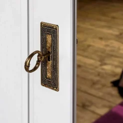 4-türiger Landhausschrank in Weiß - Presto