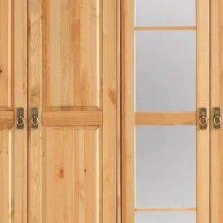 6-türiger Massiver Kleiderschrank mit 3 Schubladen - Inhusa