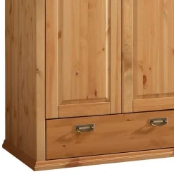 6-türiger Massiver Kleiderschrank mit 3 Schubladen - Inhusa