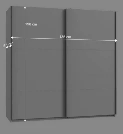 2-türiger Schiebetürenschrank modern - Gulcam