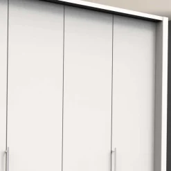 2-türiger Schlafzimmer Falttürenschrank in Weiß - Donpiave