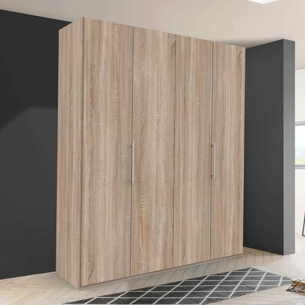 2-türiger Schlafzimmer Kleiderschrank mit Falttüren - Zayun