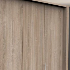 2-türiger Schlafzimmer Kleiderschrank mit Falttüren - Zayun