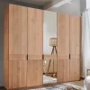 5-türiger Schlafzimmer-Kleiderschrank teilmassiv - Murray
