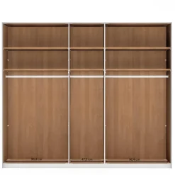 5-türiger Schlafzimmer-Kleiderschrank teilmassiv - Murray