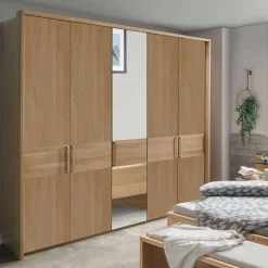 5-türiger Schlafzimmerschrank in Eiche - Emdsiva
