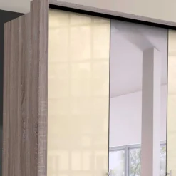 2-türiger Schlafzimmer-Schrank mit Spiegel - Tornado