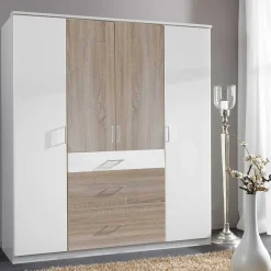 4-türiger Schlafzimmerschrank modern - Magdelan