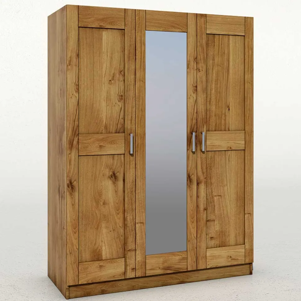 3-türiger Schlafzimmer-Schrank mit Spiegel - Rirua