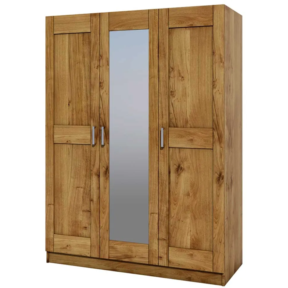 3-türiger Schlafzimmer-Schrank mit Spiegel - Rirua