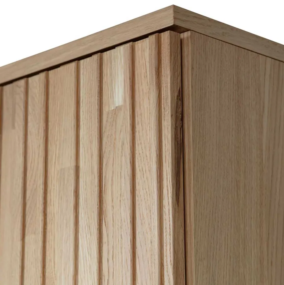 2-türiger Schrank in Eiche & Schwarz - Banyo