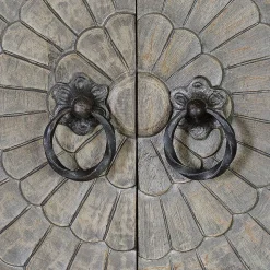 2-türiger Schrank in Grey Wash Holz - Liberatos