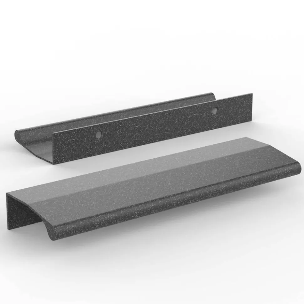 6-türiger Schrank mit Glas Dunkelbraun - Hung