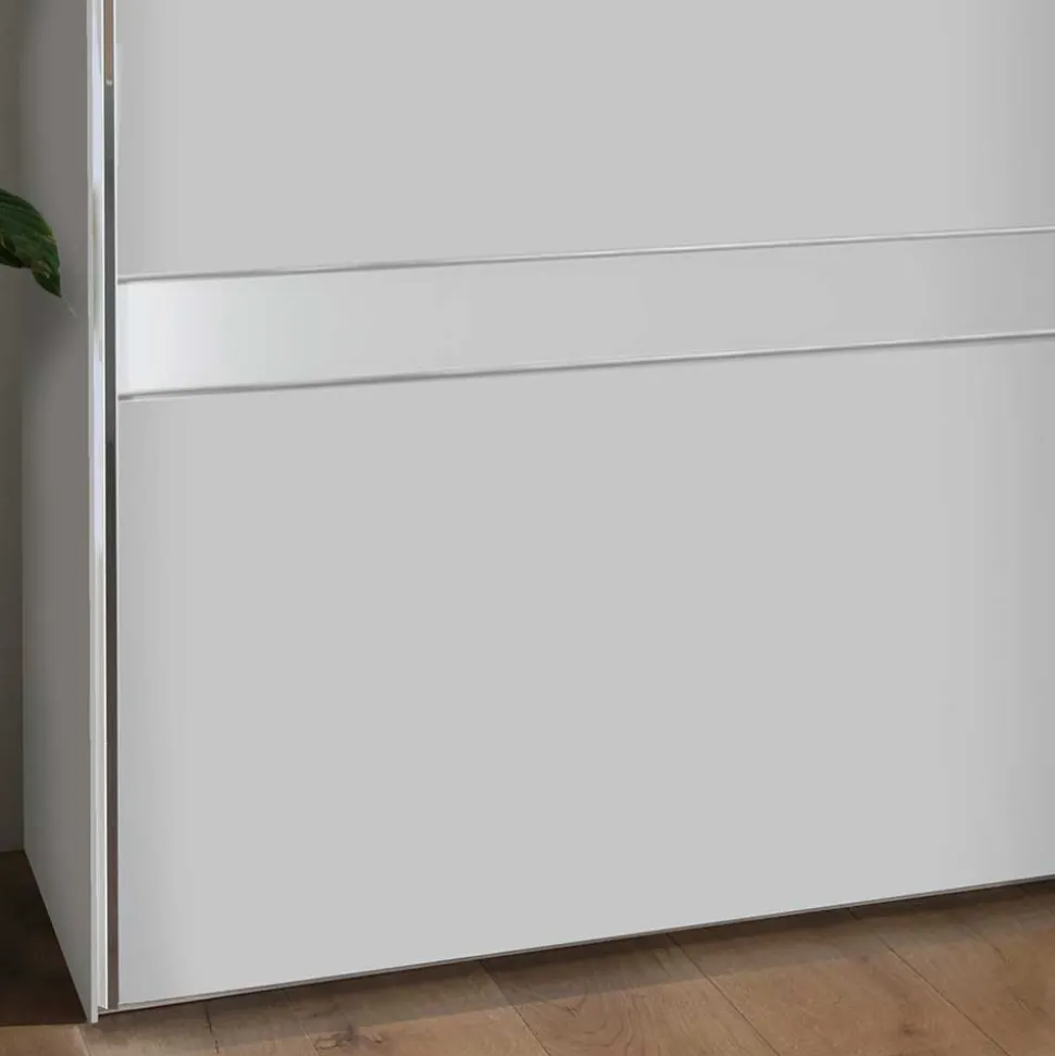 3-türiger Schwebetürenschrank in Weiß - Elisabeth