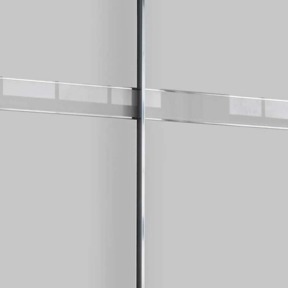 3-türiger Schwebetürenschrank in Weiß - Elisabeth