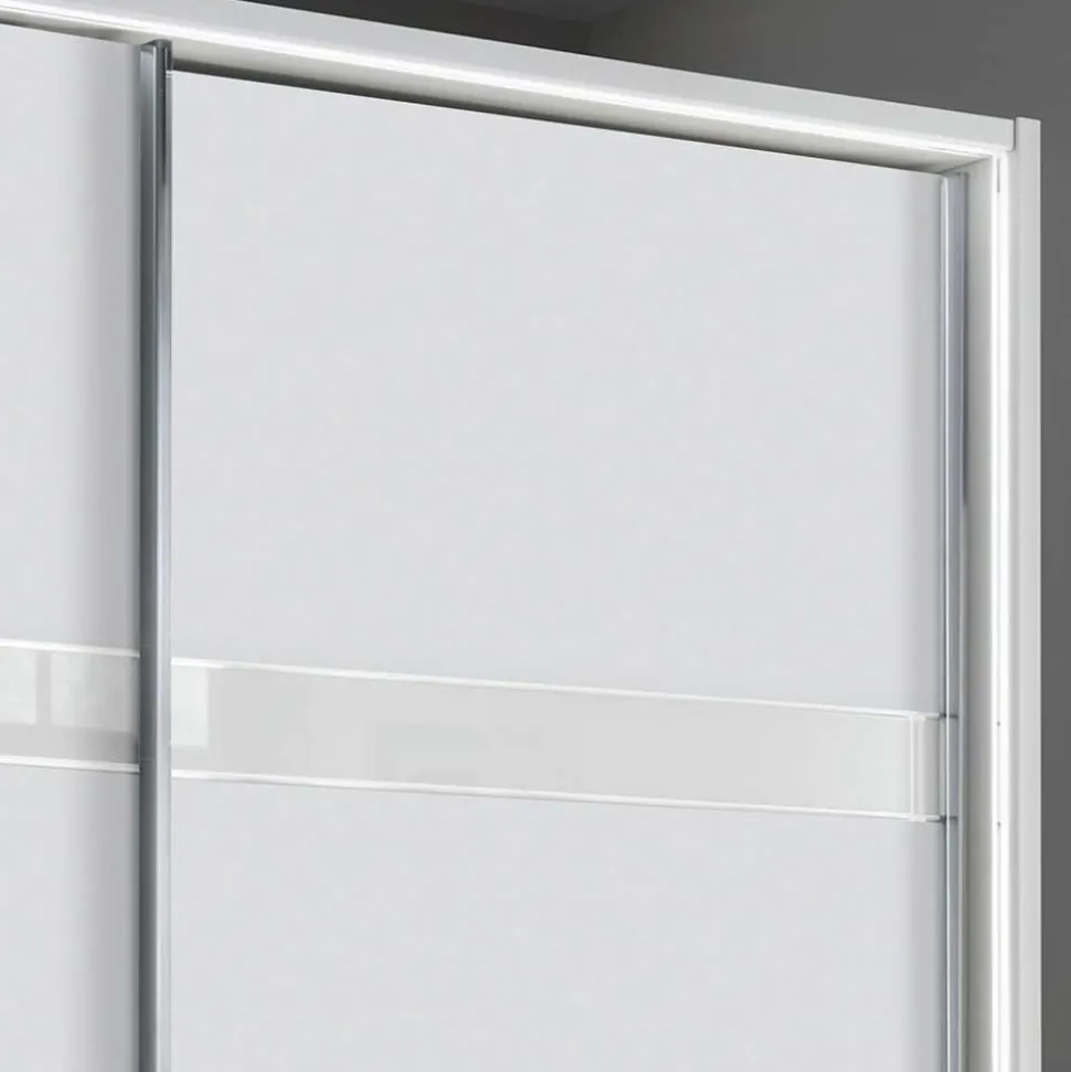 3-türiger Schwebetürenschrank in Weiß - Elisabeth