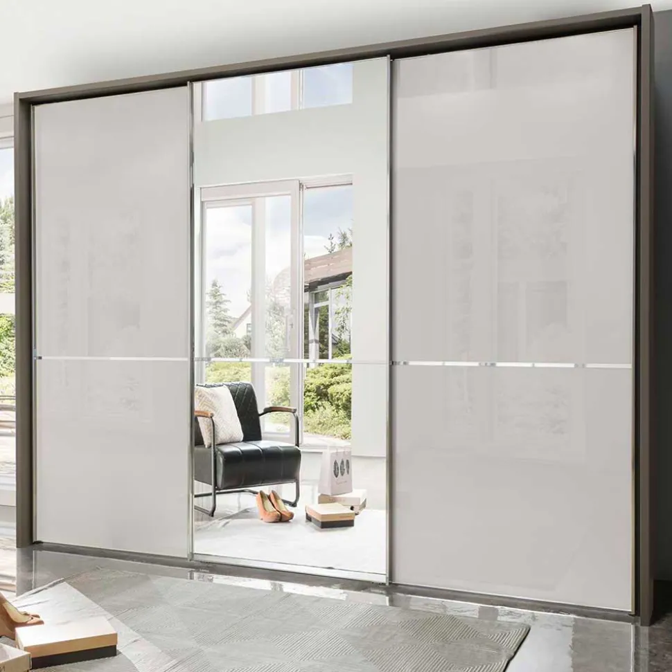 3-türiger Schwebetürenschrank mit Passepartout - Ostranca