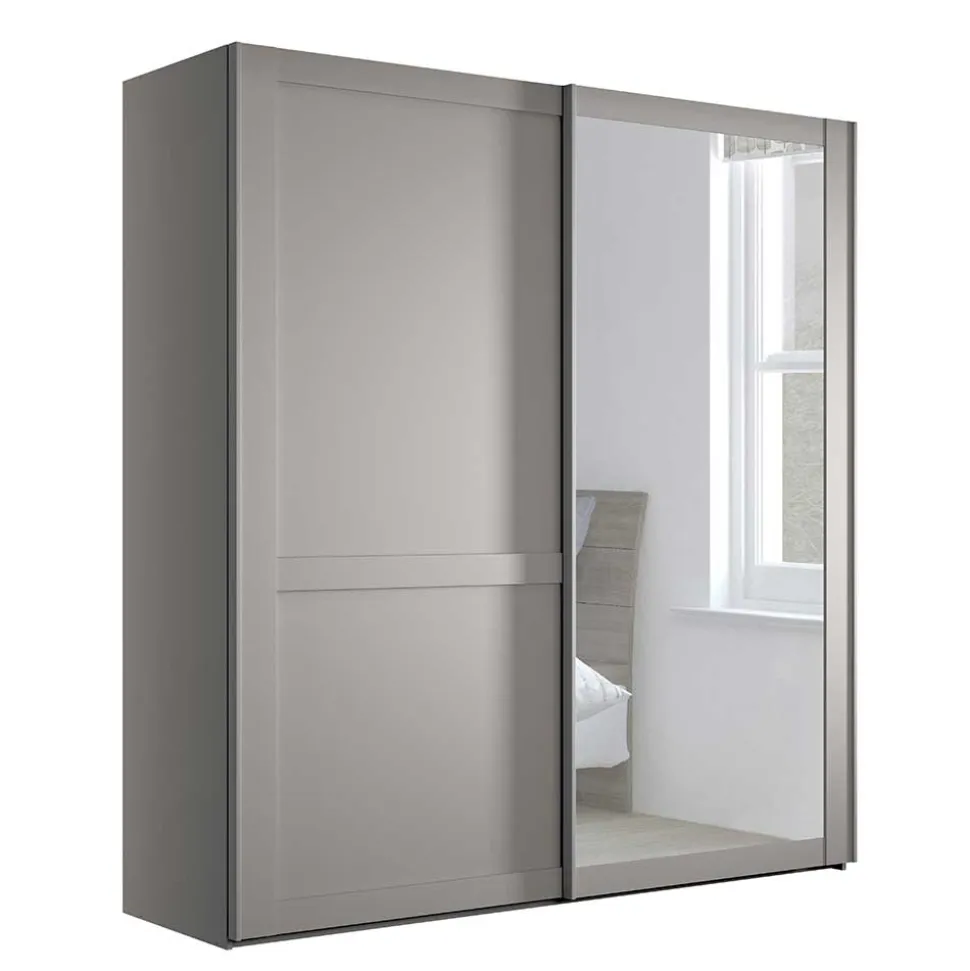 2-türiger Schwebetüren-Schrank mit Spiegel - Ridonna