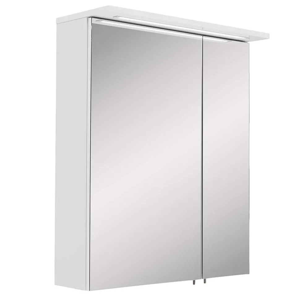 2-türiger Spiegelschrank mit Licht LED - Serinina