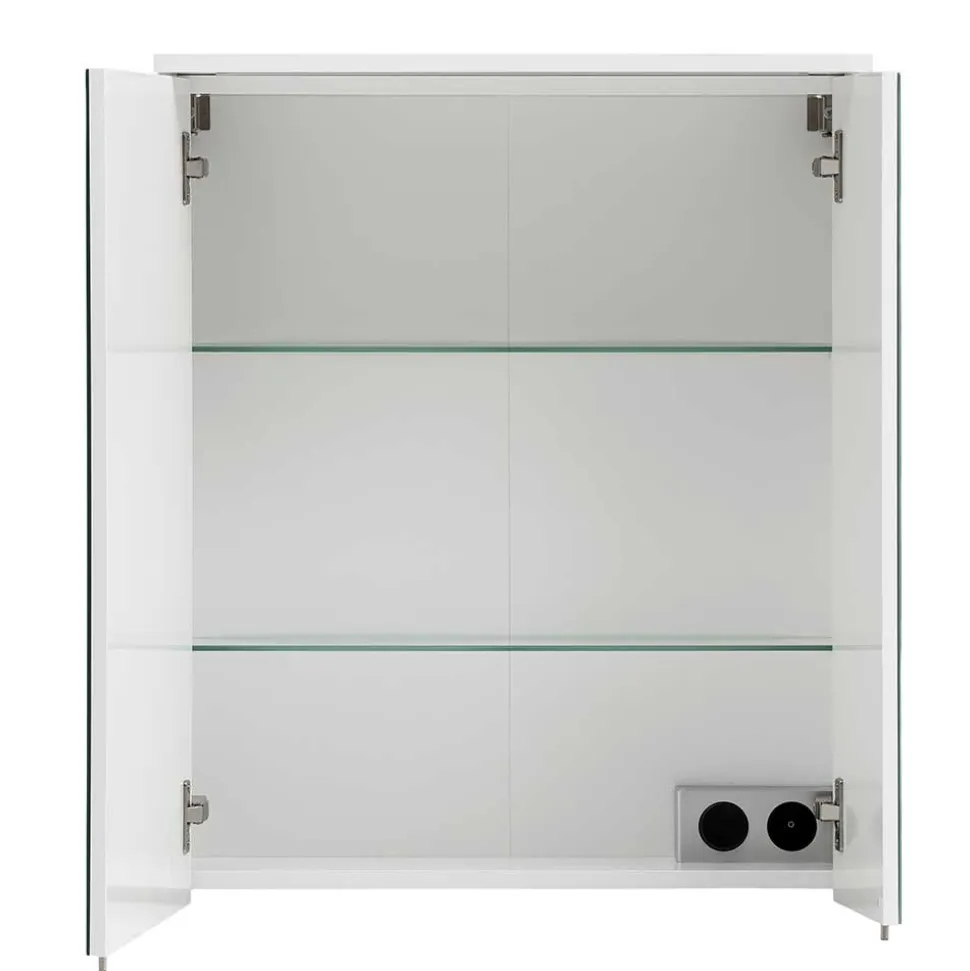 2-türiger Spiegelschrank mit Licht LED - Serinina