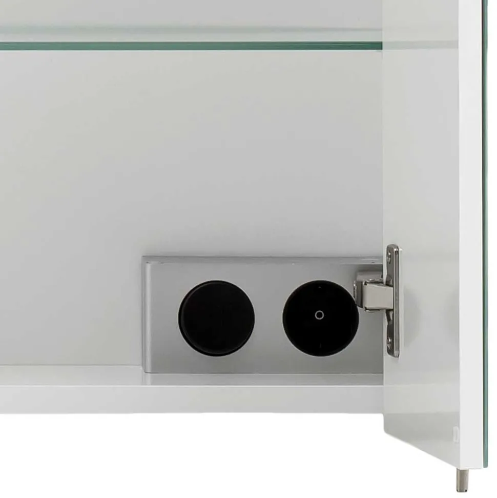 2-türiger Spiegelschrank mit Licht LED - Serinina