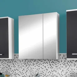 2-türiger Spiegelschrank ohne Beleuchtung - Metrioa