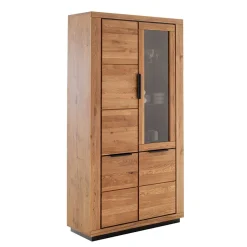 4-türiger Vitrinenschrank teilmassiv - Vlacoma