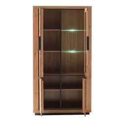 4-türiger Vitrinenschrank teilmassiv - Vlacoma