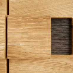 2-türiger Wohnzimmerschrank mit LED Beleuchtung - Xeddos