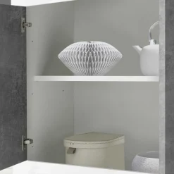 3-türiges Design-Sideboard in Beton Dekor - Narandu