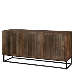 3-türiges Holz Sideboard mit Bügelgestell - Lyrica