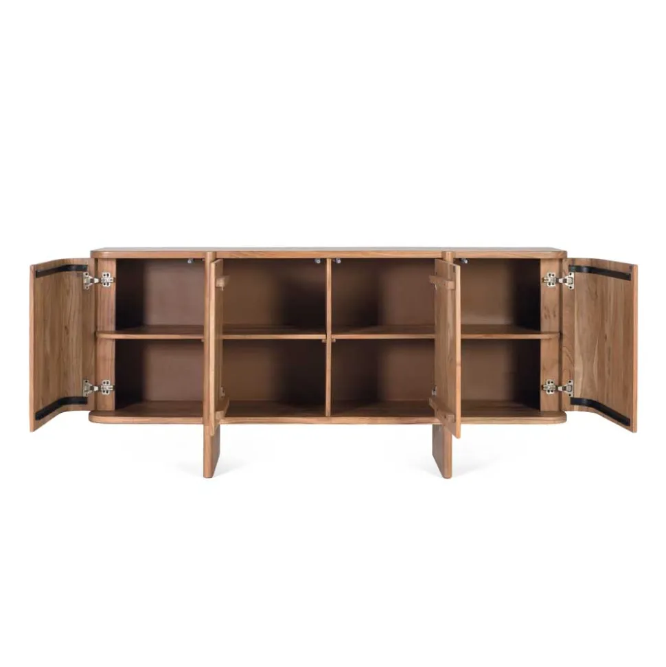 4-türiges Sideboard aus Akazie Massivholz - Spiaggia