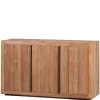 3-türiges Sideboard aus Teak Massivholz - Myons