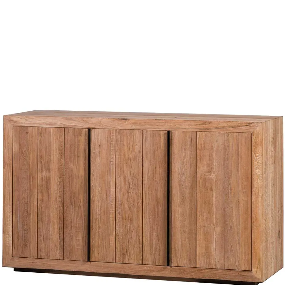 3-türiges Sideboard aus Teak Massivholz - Myons