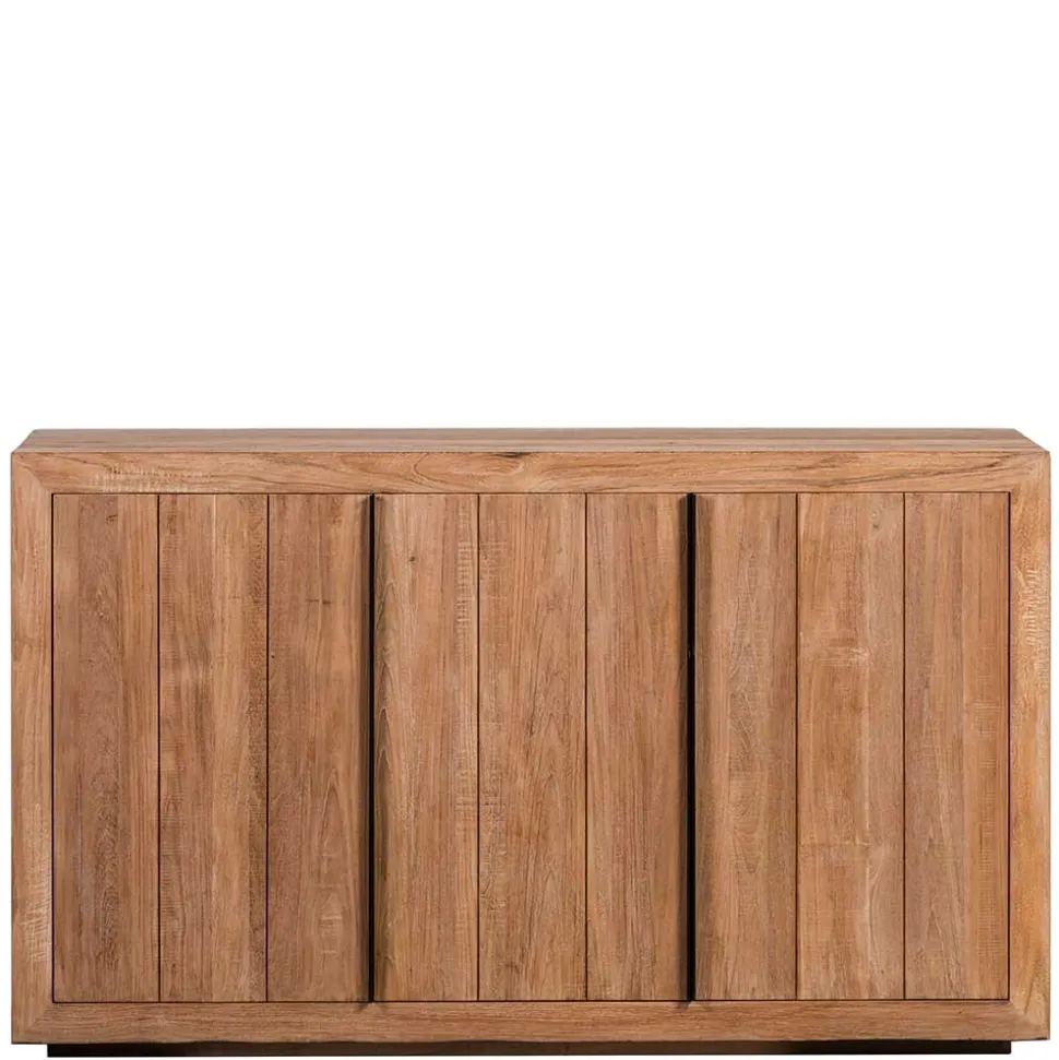 3-türiges Sideboard aus Teak Massivholz - Myons