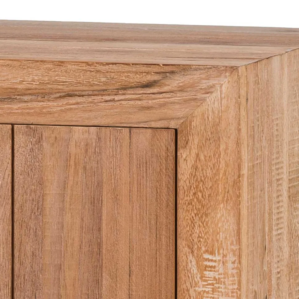 3-türiges Sideboard aus Teak Massivholz - Myons