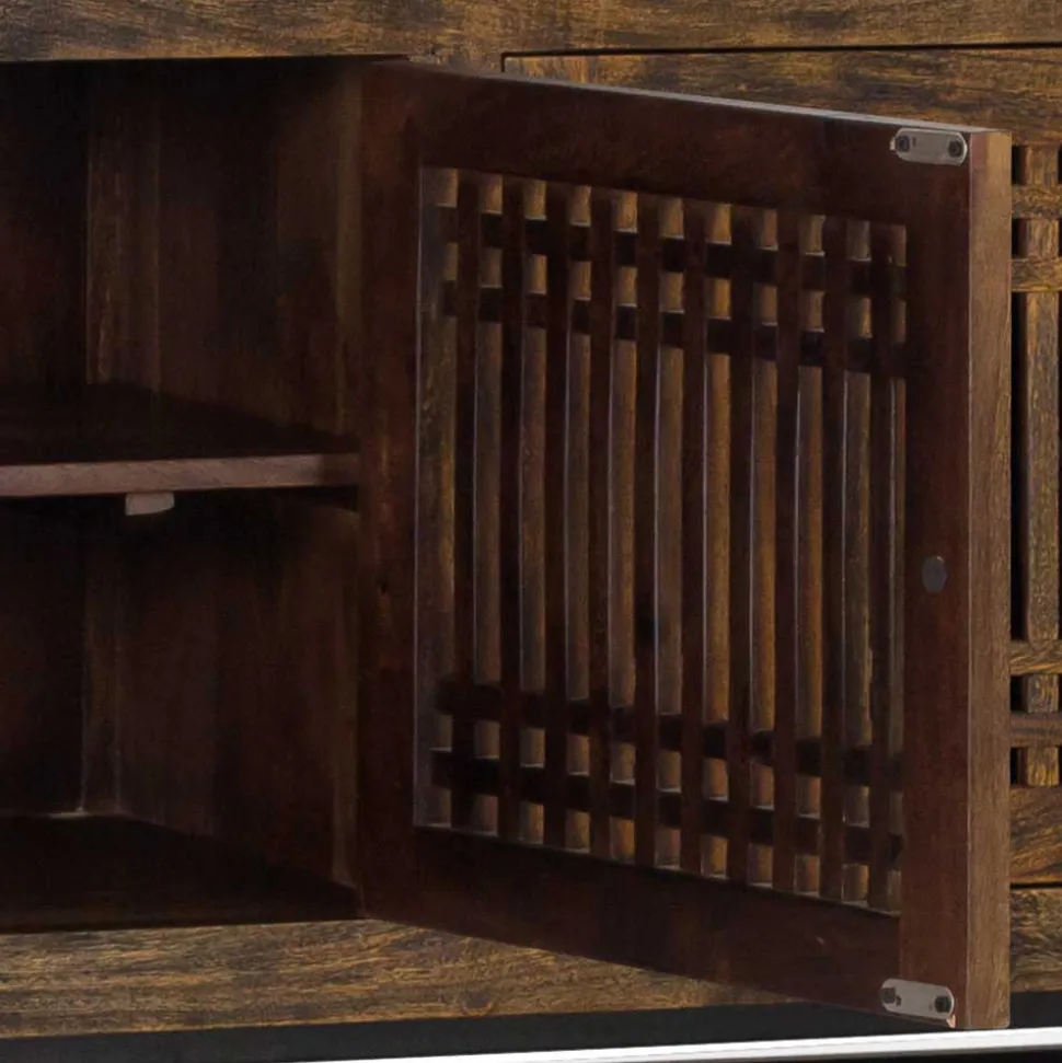 4-türiges TV Lowboard mit 2 m Breite - Charin