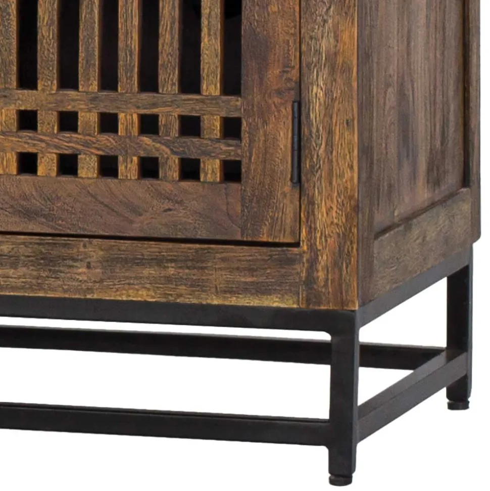 4-türiges TV Lowboard mit 2 m Breite - Charin