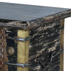 Truhe in Schwarz Blau Bronze - Branle