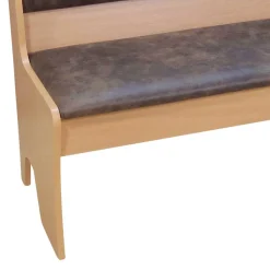 Truhenbank für 2 Personen Zecos in Vintage Braun