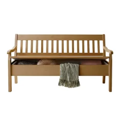 Truhenbank Ribardo aus Kiefer massiv