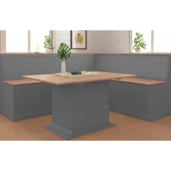 Truhen-Eckbank mit vier Sitzplätzen - Bernau