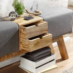 Turnbock Design Bank mit zwei Schubladen - Ruamantico